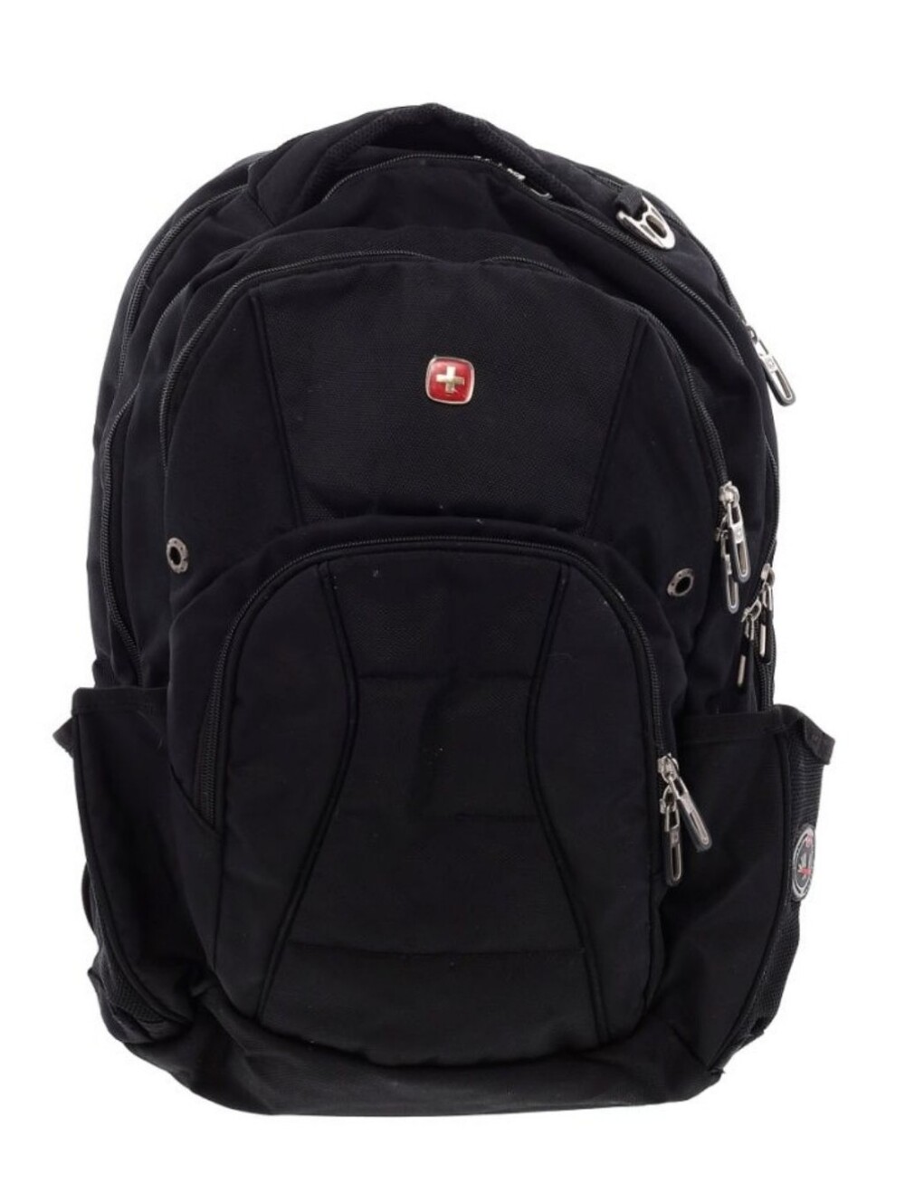 Swiss Gear Black Multi‑Pocket Backpack